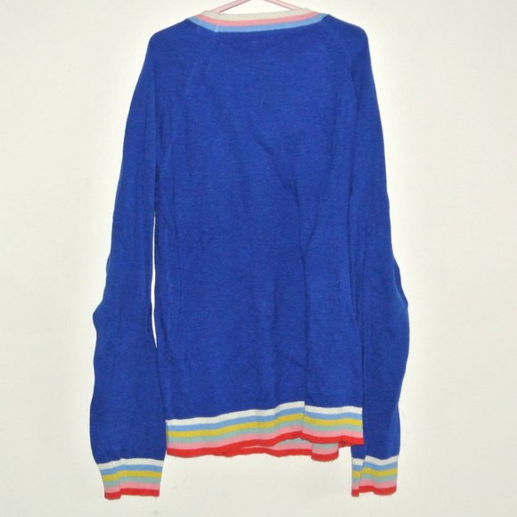 Boden Girls Love Rainbow Sweater Wool Cashmere 13 - Picture 5 of 5